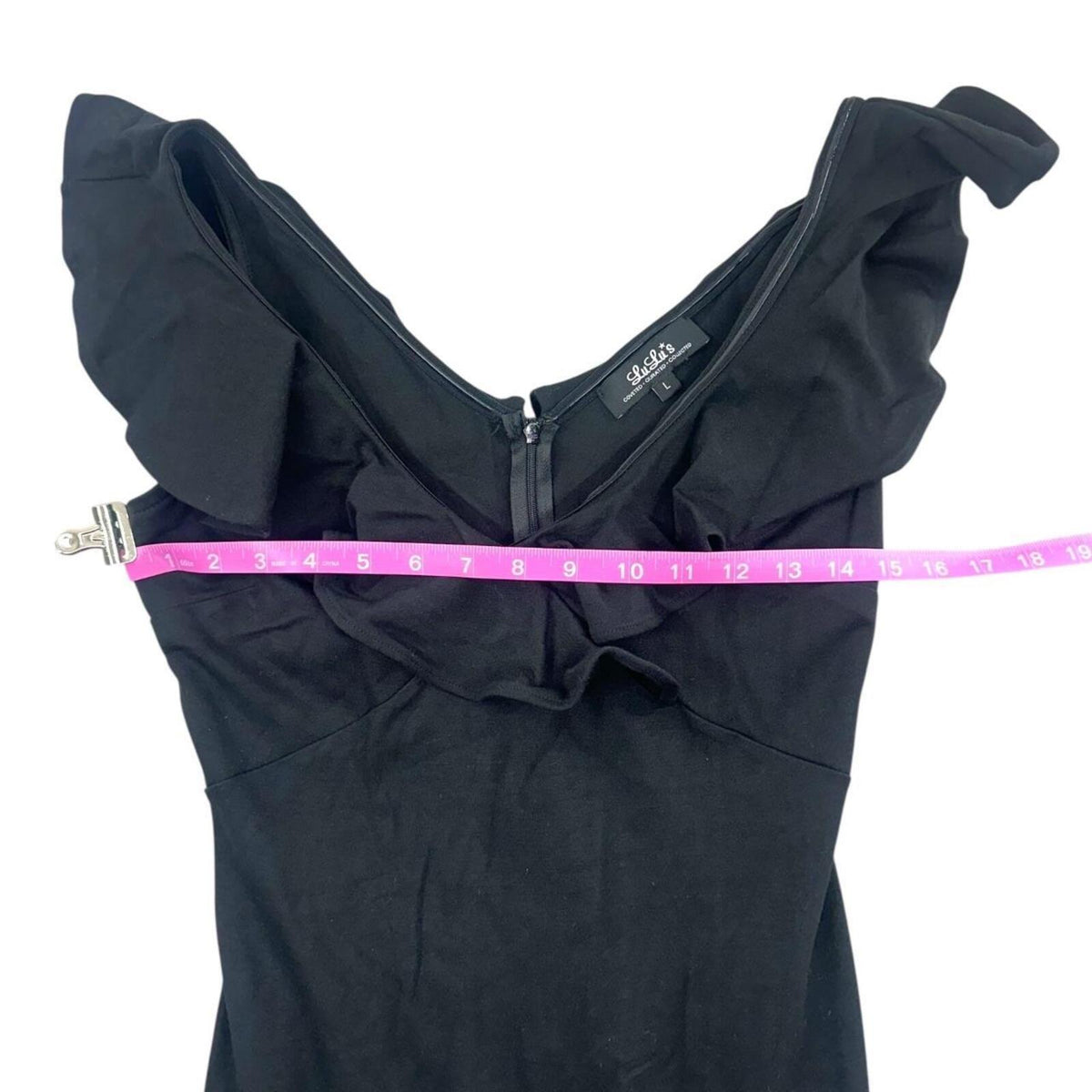 Lulus Persuasion Black Bodycon Midi Dress Ruffled Straps Elegant Stretchy