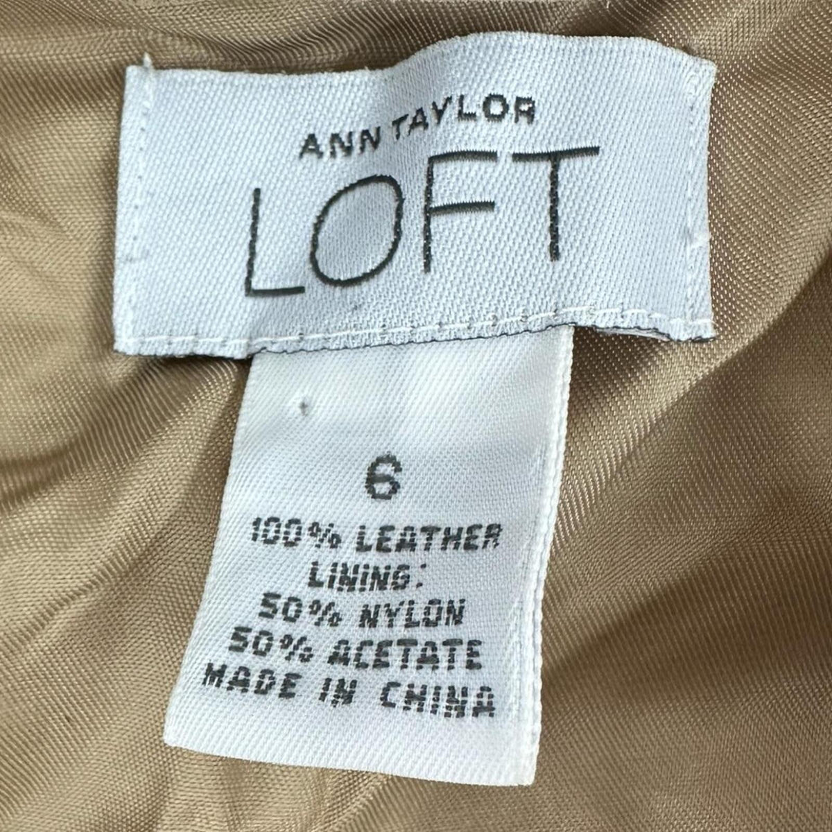 LOFT Vintage Tan Suede Button Down Jacket Minimalist Western Y2K Cowgirl