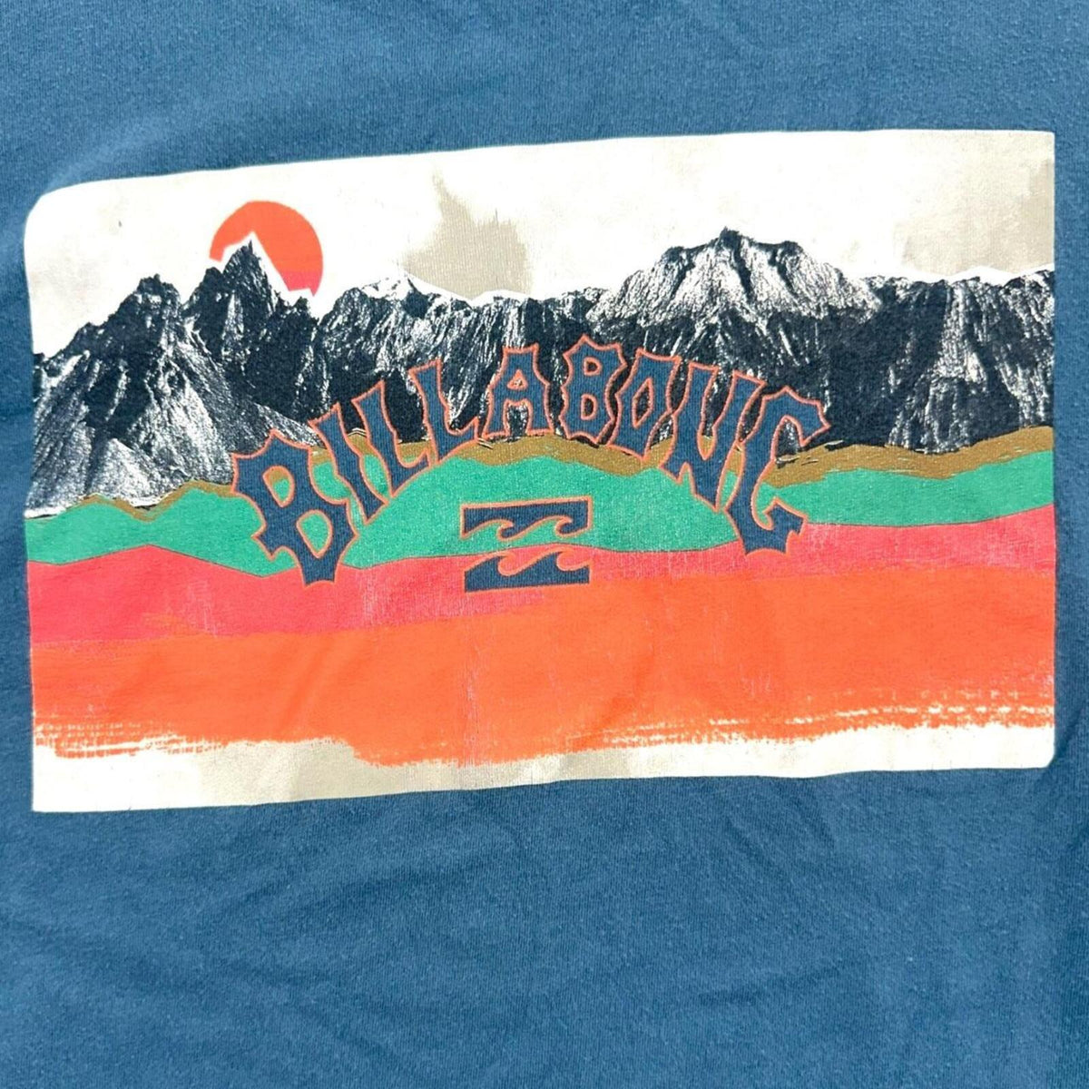 Billabong Graphic Tee Adventure Division Sundown Blue