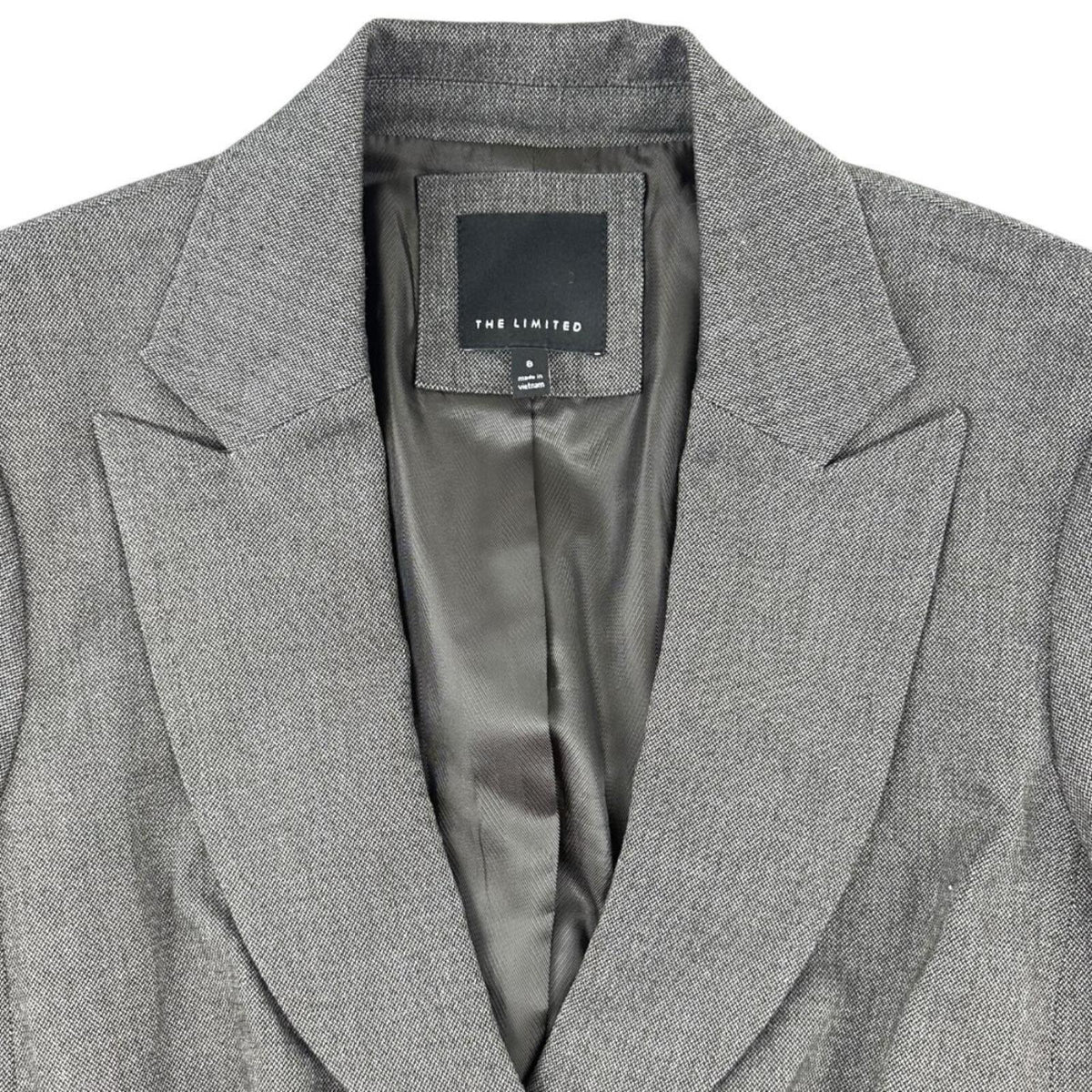 The Limited Classic Grey Tailored Blazer Three Button Fitted Suit
