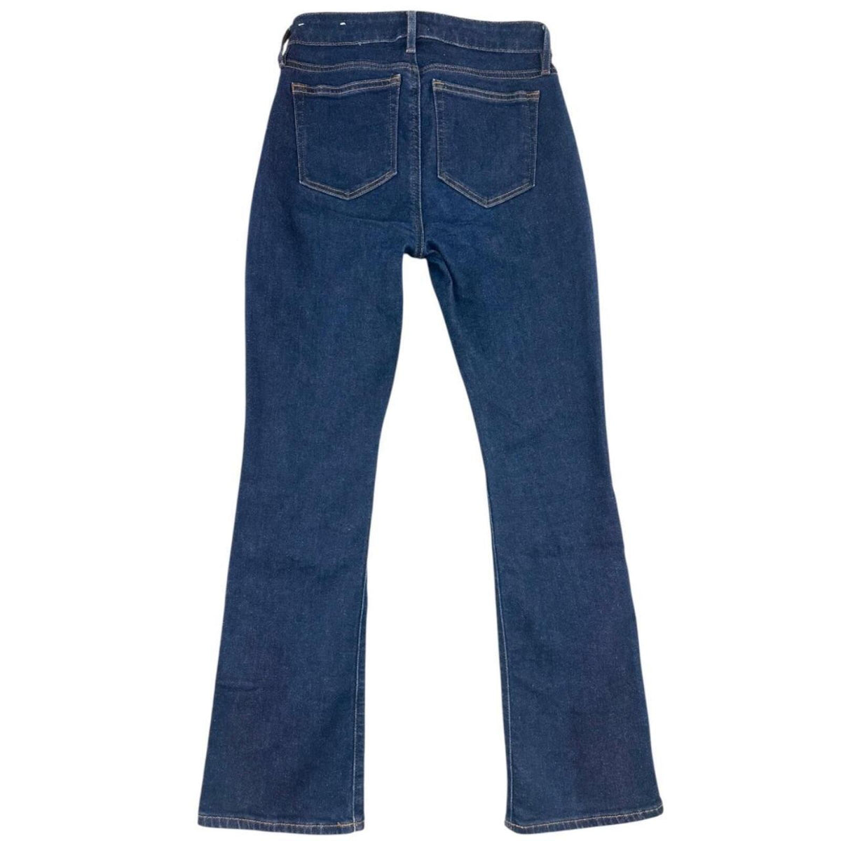 LOFT Dark Wash Flare Jeans Navy Blue Classic Five Pocket