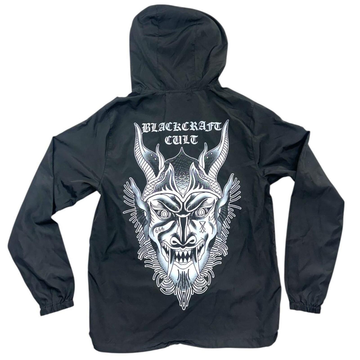 BlackCraft Cult The Destroyer Windbreaker Jacket Black Grunge