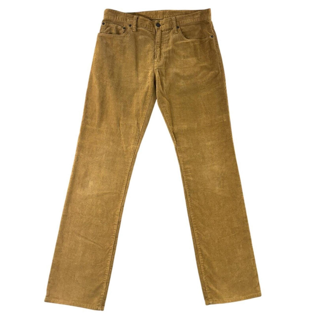 Gap Brown Tan Corduroy Slim Straight Pants Casual Preppy