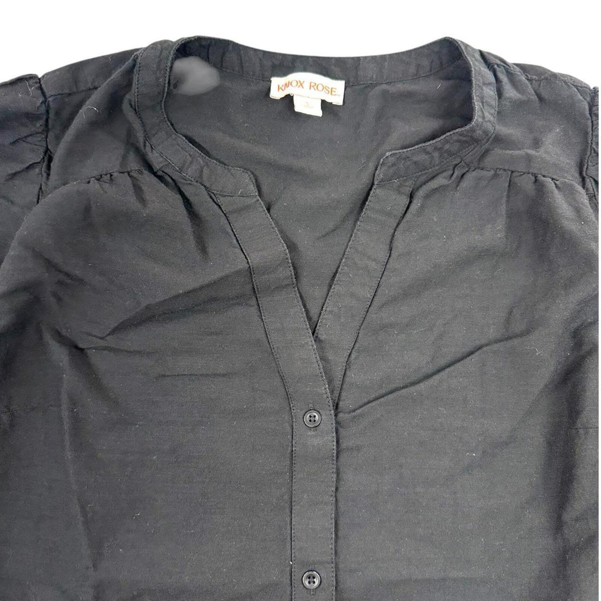 Knox Rose Boho Blouse 3/4 Puff Sleeve