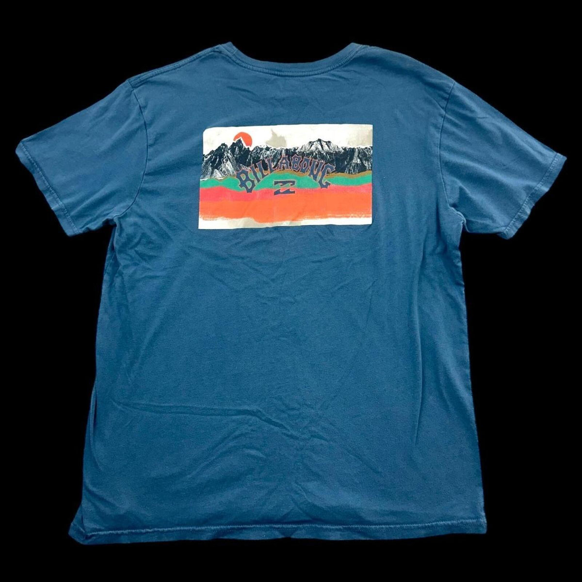 Billabong Graphic Tee Adventure Division Sundown Blue