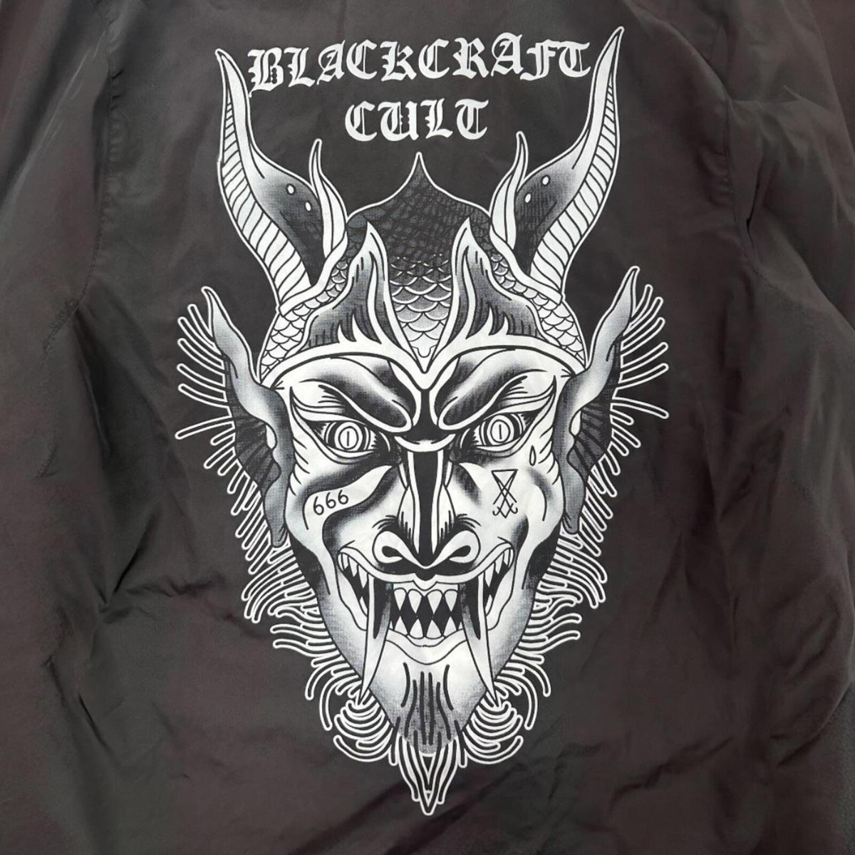 BlackCraft Cult The Destroyer Windbreaker Jacket Black Grunge