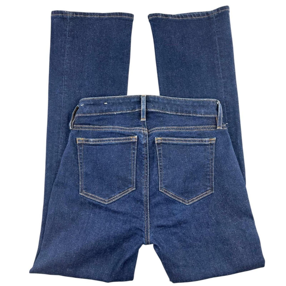 LOFT Dark Wash Flare Jeans Navy Blue Classic Five Pocket