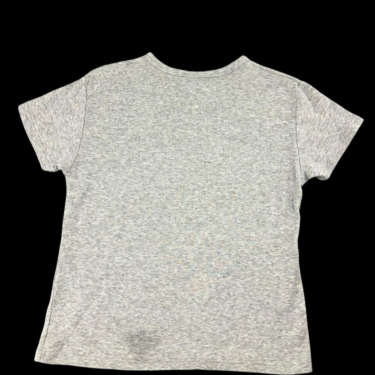 Heather Gray Soft Ribbed T Shirt