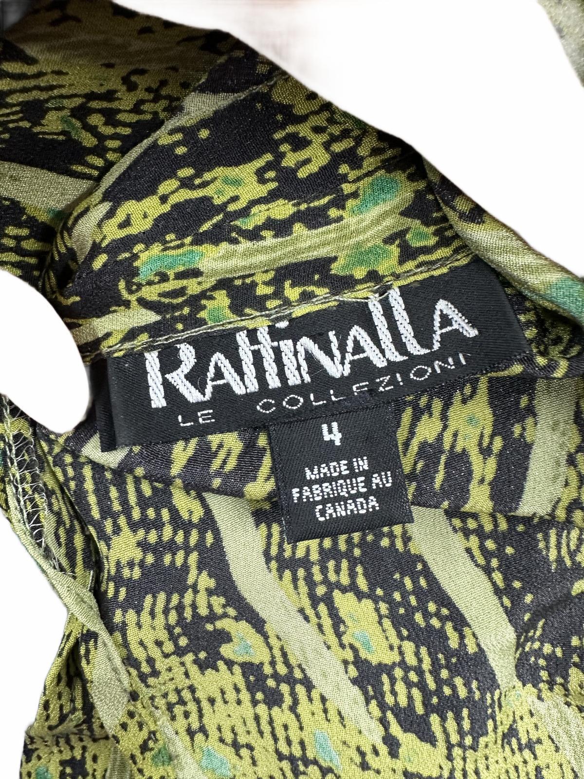 Raffinalla Neon Wasabi Green Abstract Print Sleeveless Tank Top