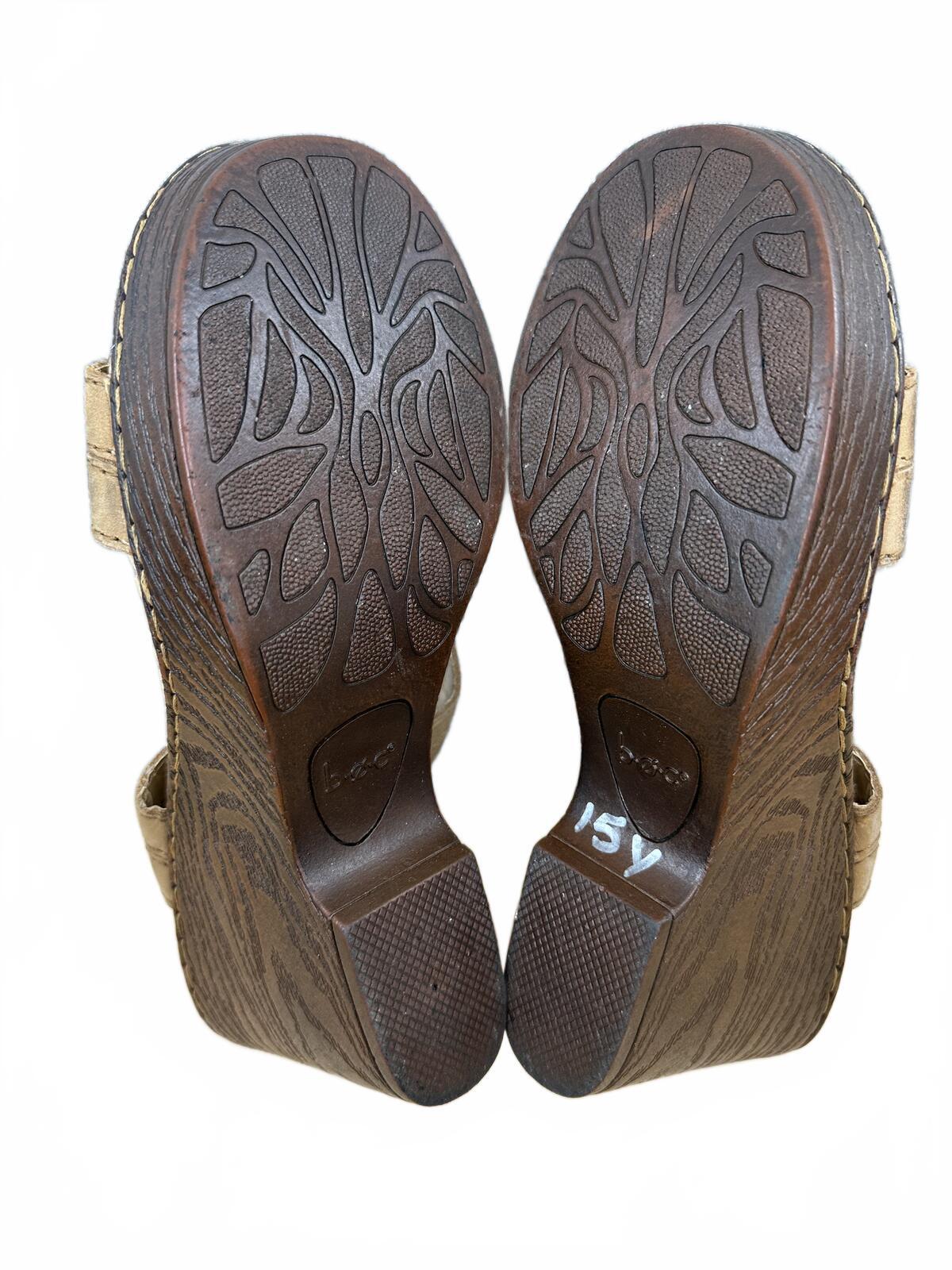 B.O.C. Born Concept Tan Wedge Sandals Casual Boho Summer Shoes