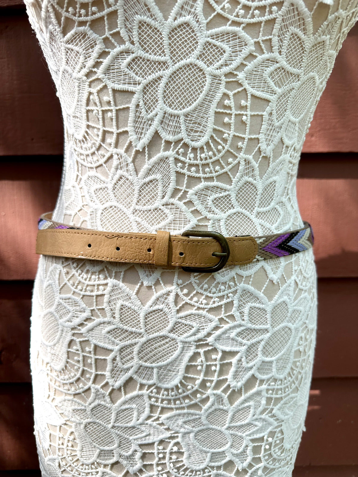 Multicolor Woven Belt Bohemian Indie Y2K Style