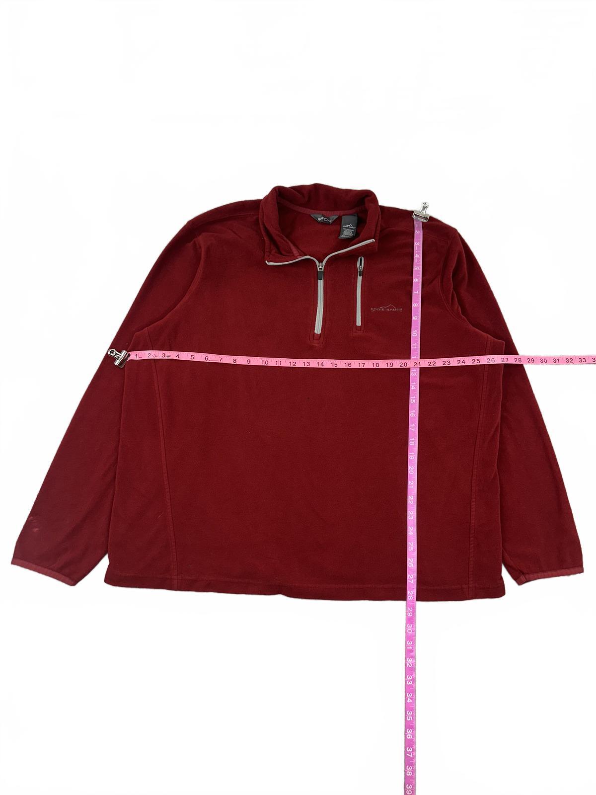Eddie Bauer Vintage Red Fleece Pullover