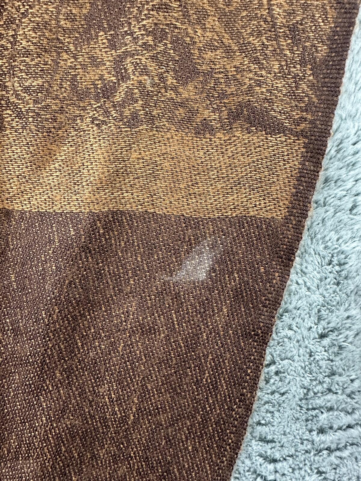 Elegant Brown Paisley Patterned Scarf