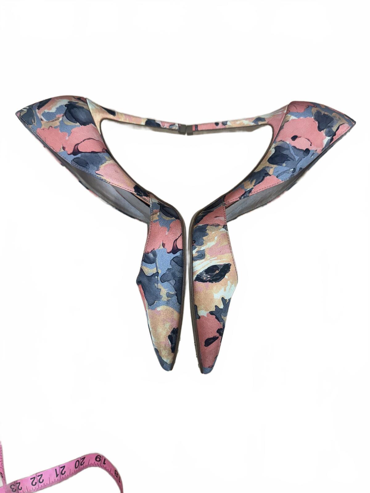 Louise et Cie Floral Print Pointed Toe Heels