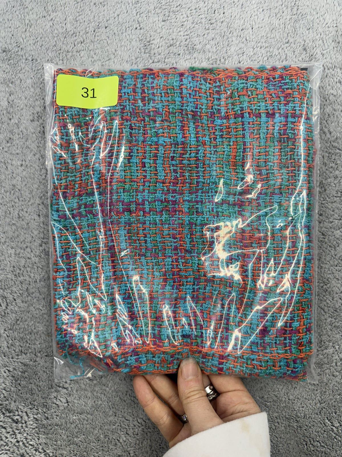 Multicolor Woven Scarf Wrap