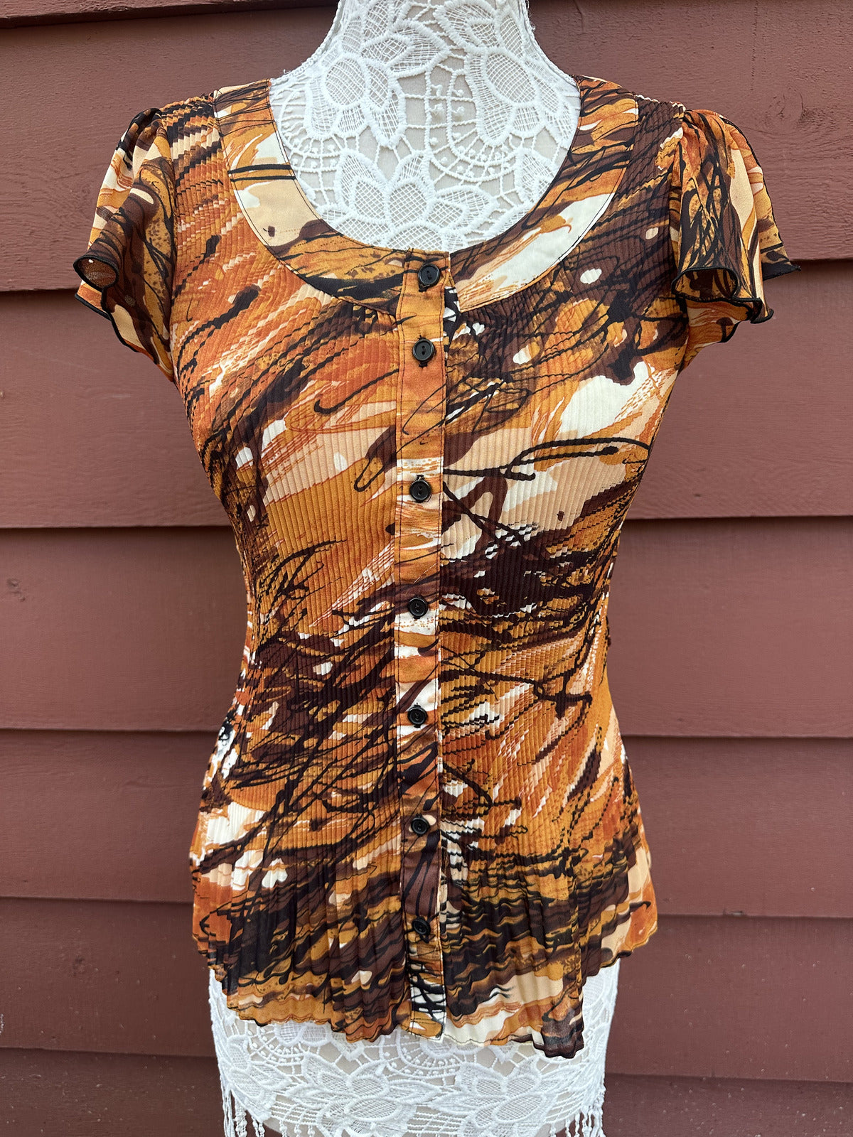 Serenade New York Accordion Pleat Blouse