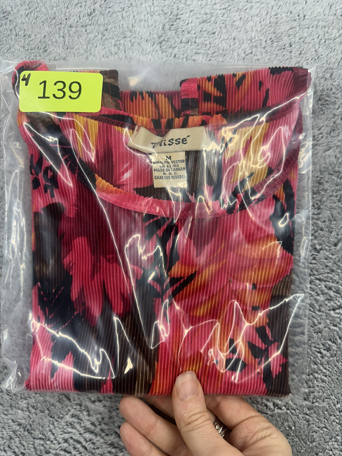 Plissé Vintage Inspired Floral Sleeveless Top