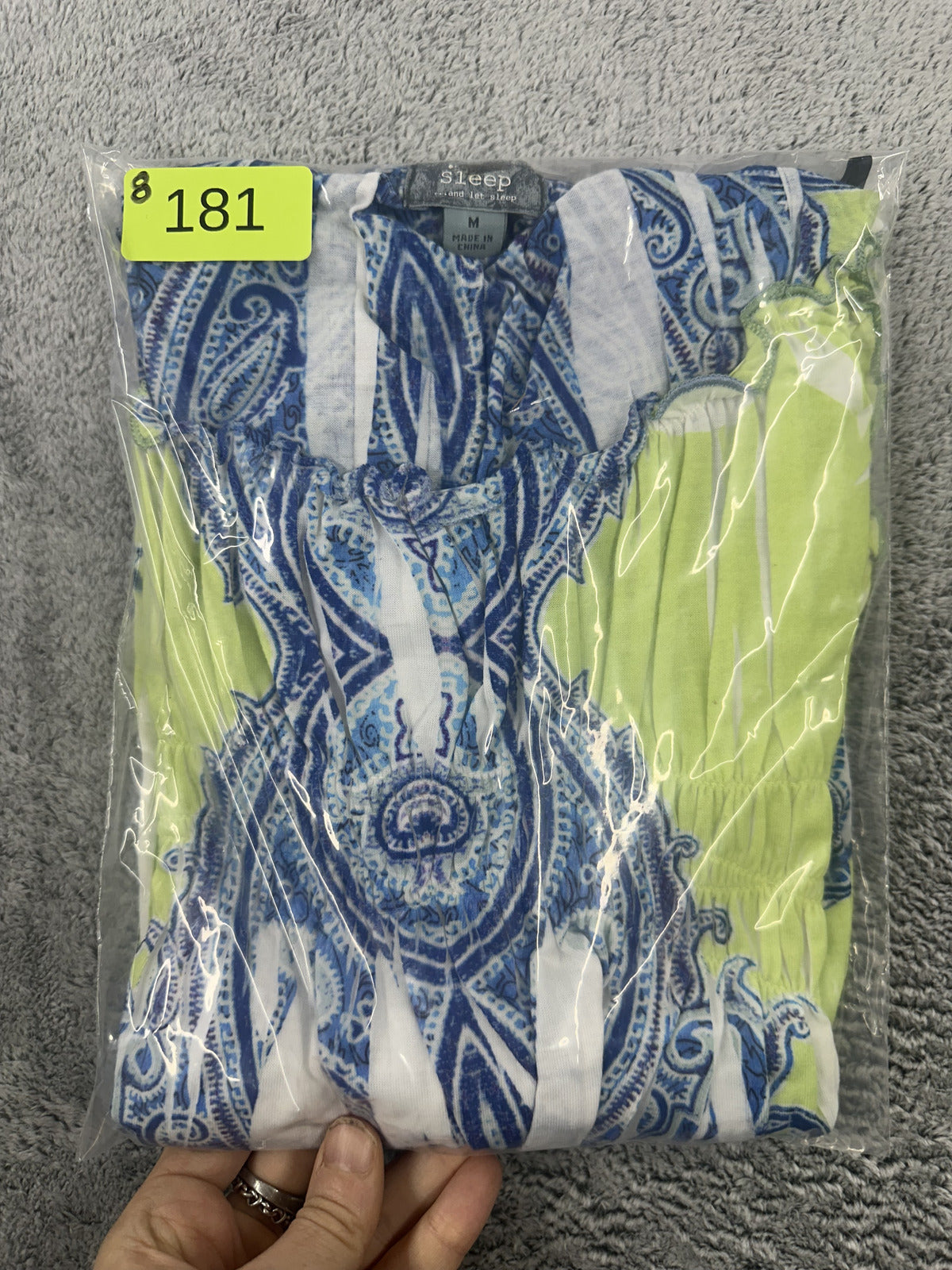 Sleep and Let Sleep Cyber Boho Babydoll Top