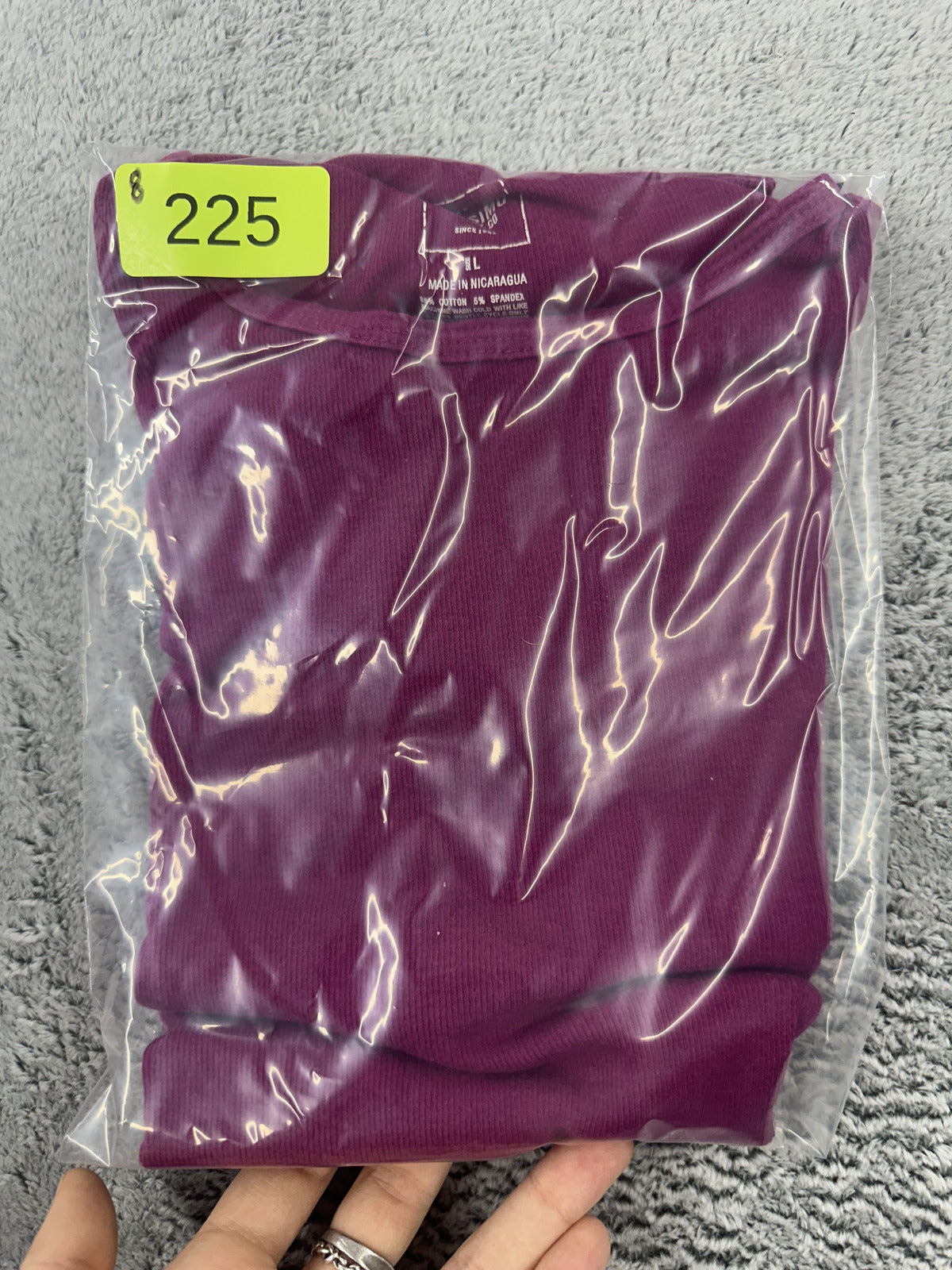 Mossimo Supply Co Purple Ribbed Tank Top