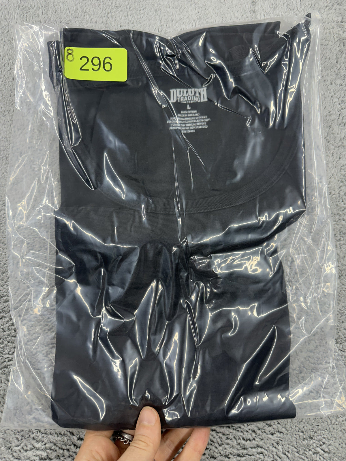 Duluth Trading Co Black Cotton Tank Top Casual Minimalist Y2K