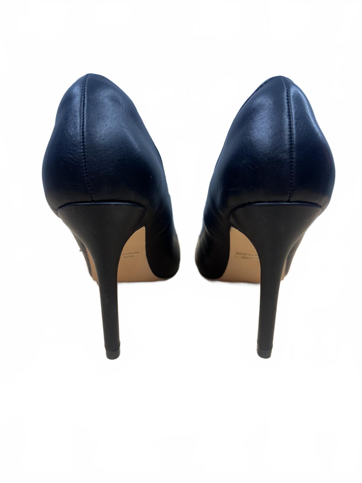 Dream Paris Classic Black Pointed Toe Heels Elegant Formal Office Party