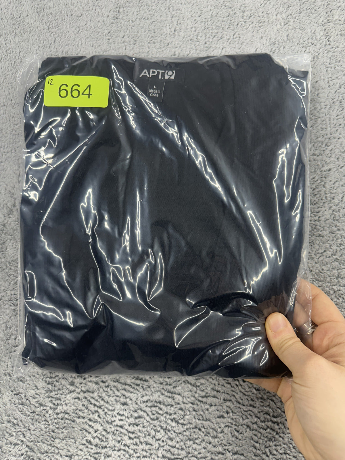Apt. 9 Black Open Front Cardigan Minimalist Preppy Style with Pocket