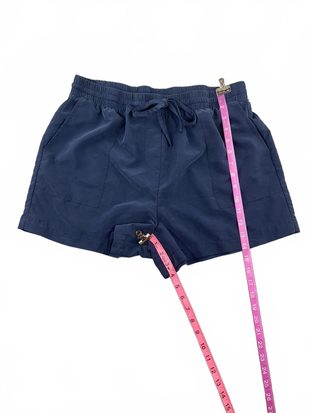 Kenneth Cole New York Navy Blue Casual Drawstring Shorts