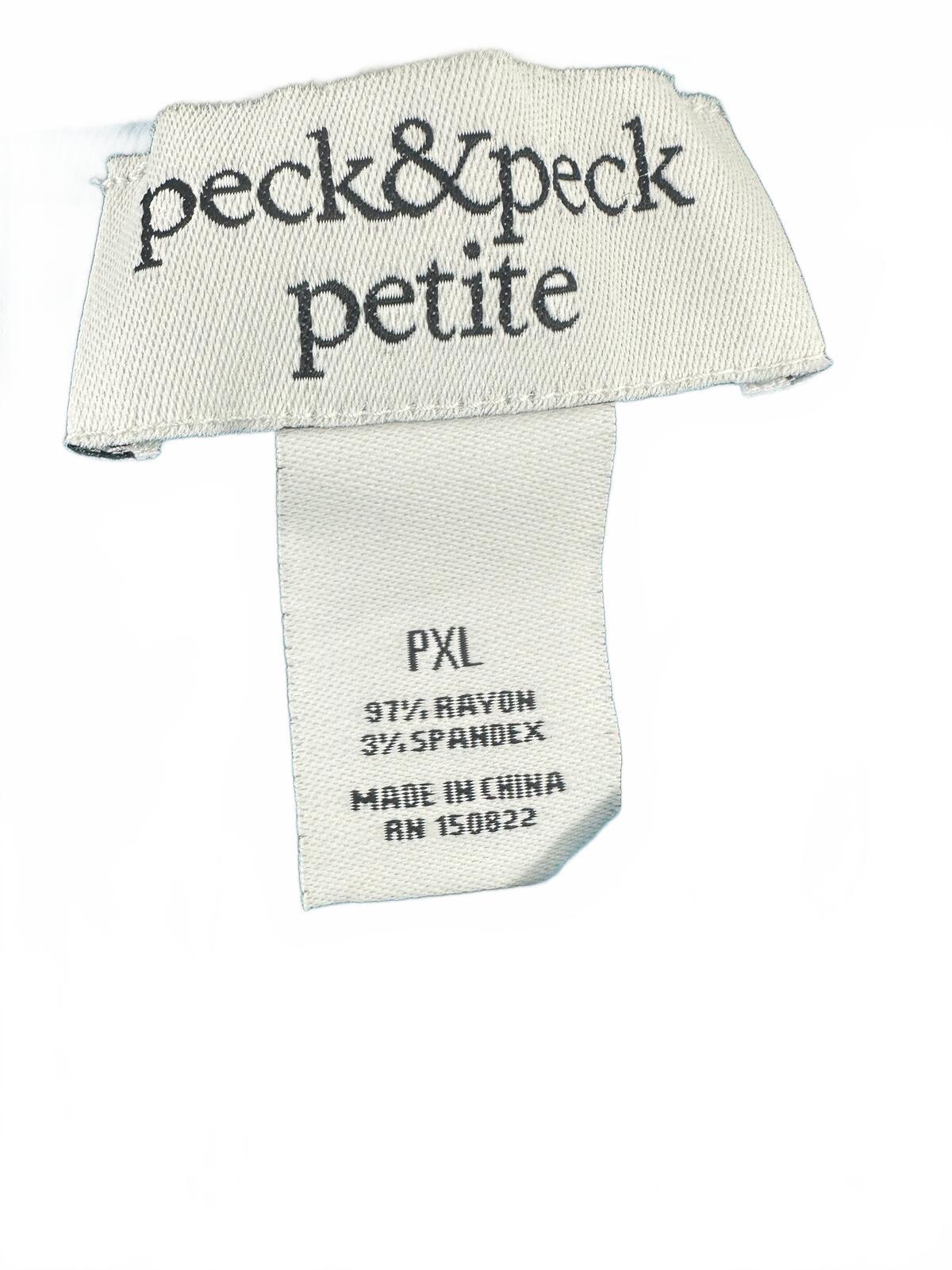 Peck & Peck Teal Blue Cutout Neckline Top Contemporary Minimalist Y2K