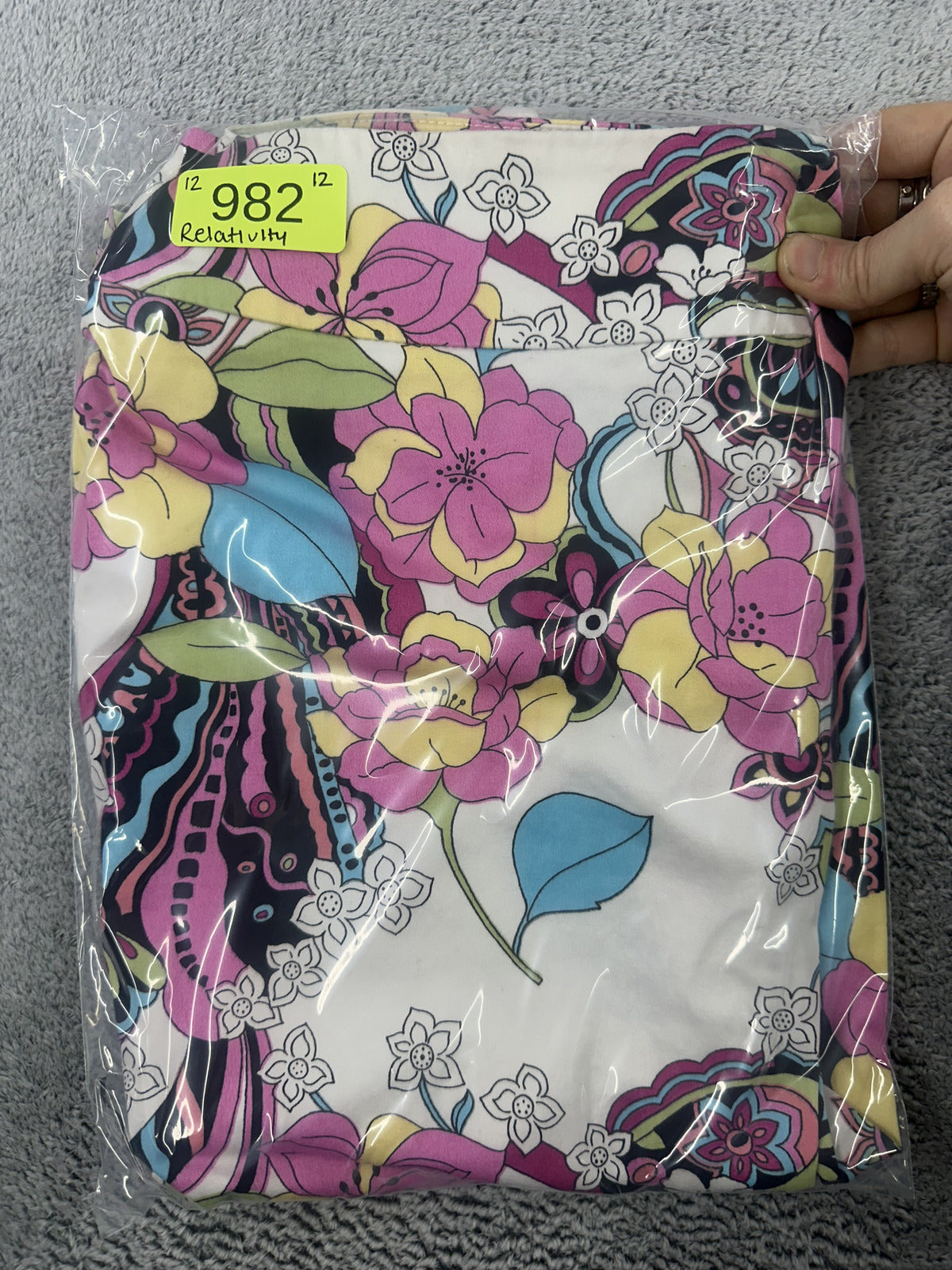 Relativity Vintage Inspired Floral Paisley A Line Skirt Blend Retro Casual