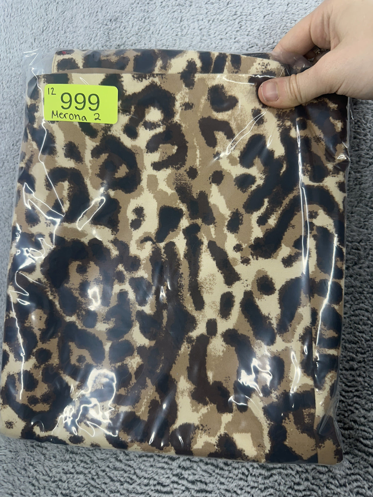 Merona Leopard Print Pencil Skirt Stretch Brown Multi Y2K Mob Wife