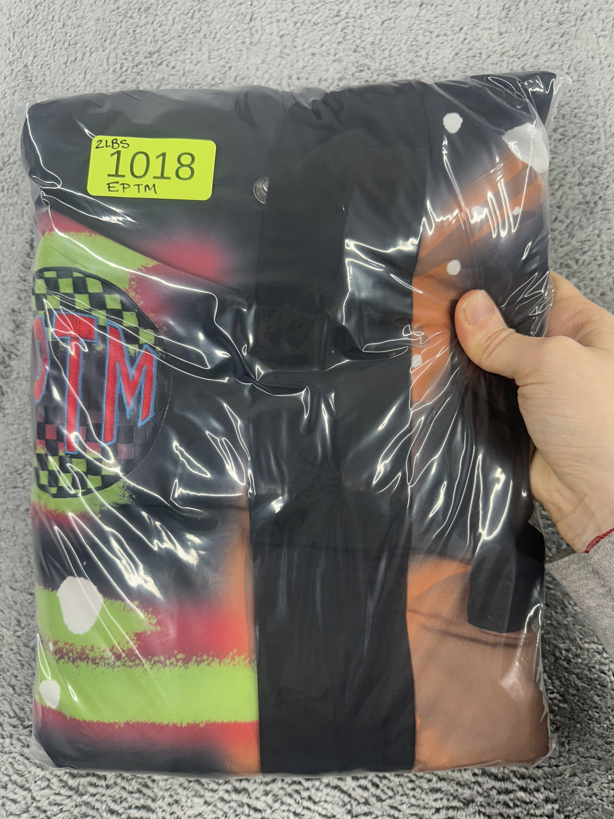 EPTM Multi Color Streetwear Hoodie Jacket with Graffiti Skull & Utility Pockets