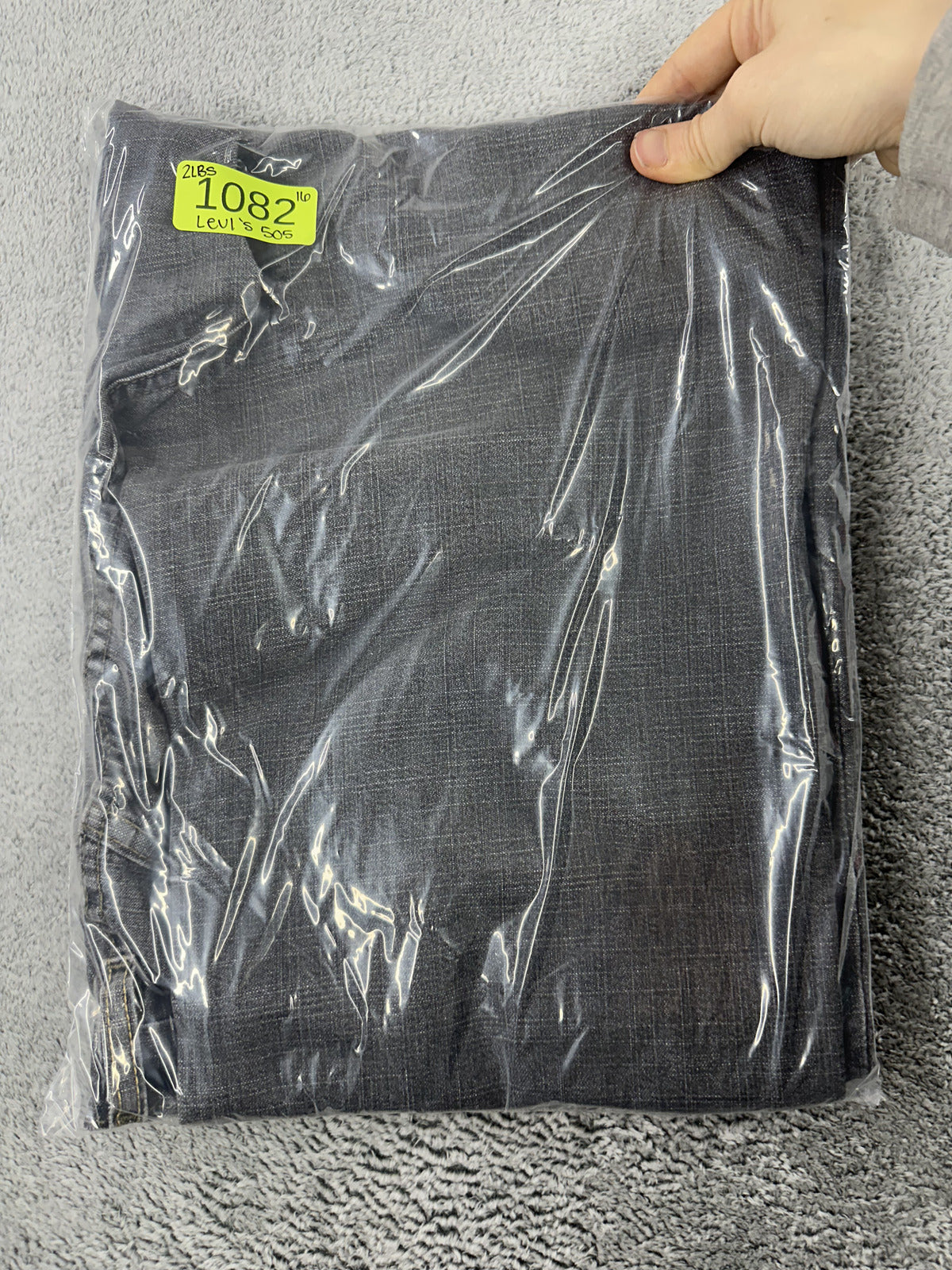Levi's 505 Bootcut Jeans Faded Charcoal Gray Vintage Y2K Indie Sleaze Grunge