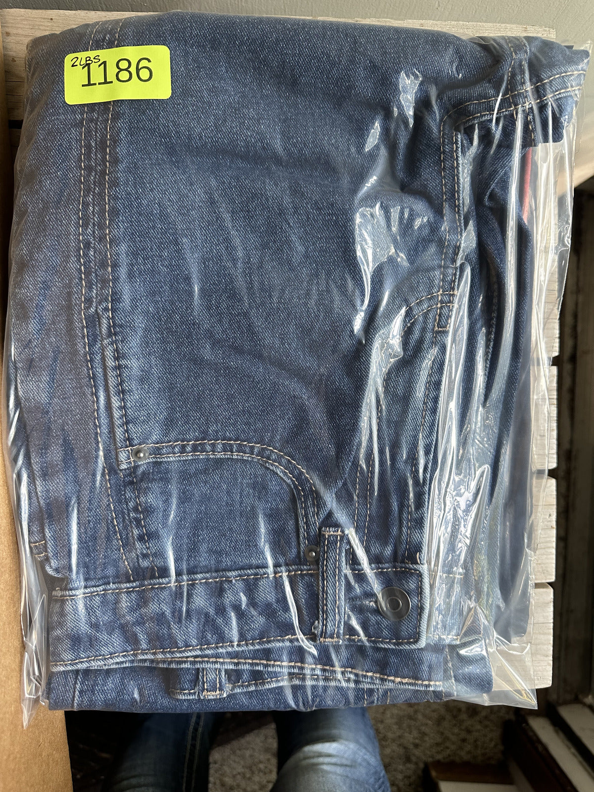 Future Collective Vintage High Waist Straight Leg Jeans Classic Blue