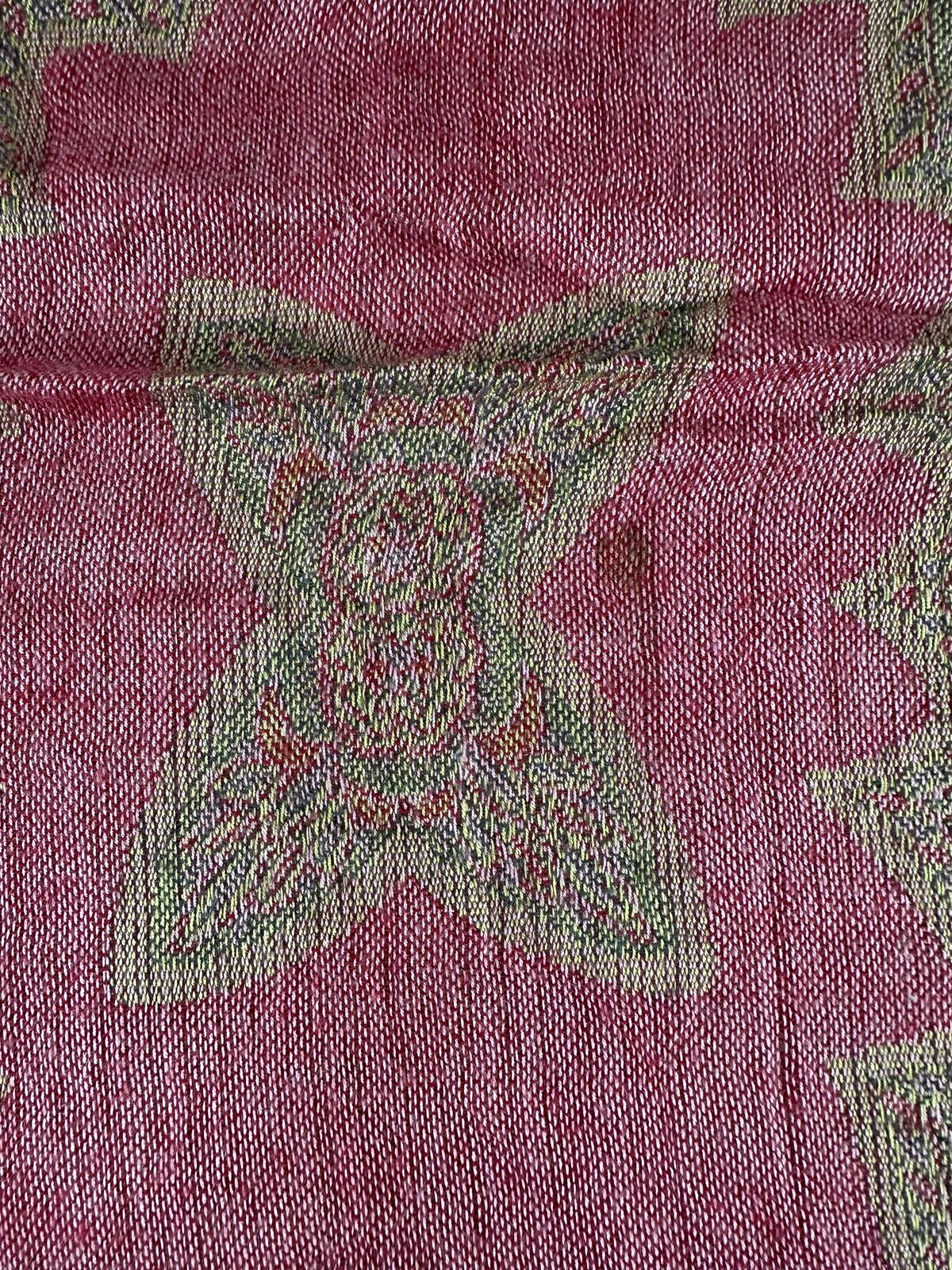 Multi Color Paisley Fringe Scarf