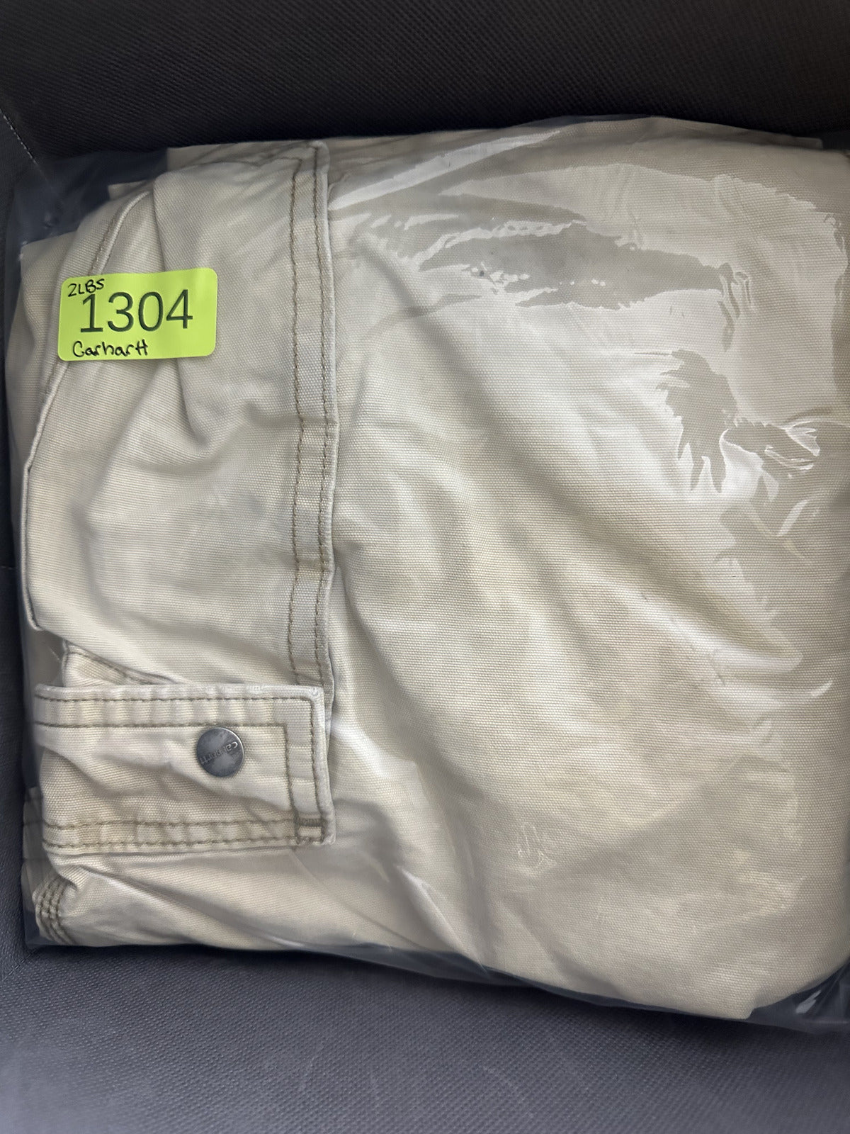 Carhartt Relaxed Fit Cargo Pants Cream Tan Rugged Utility Work