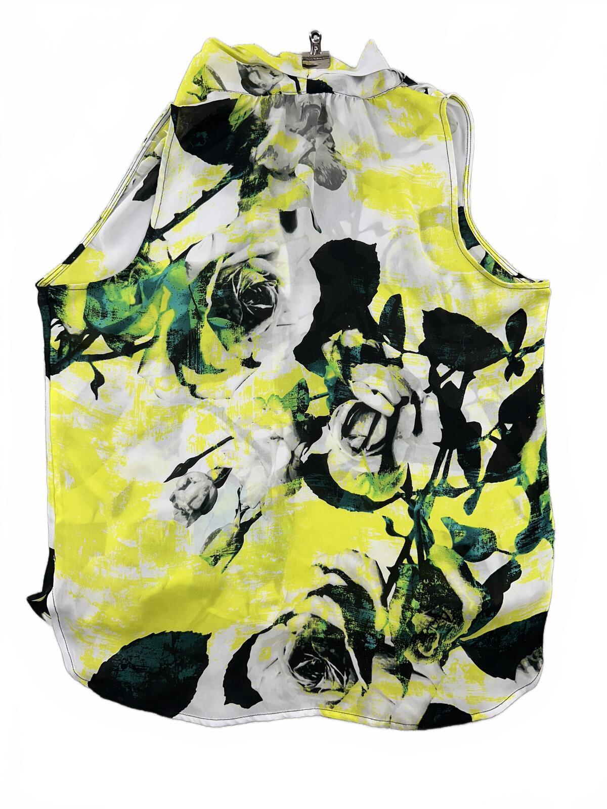 NWT Worthington Floral Print Sleeveless Blouse