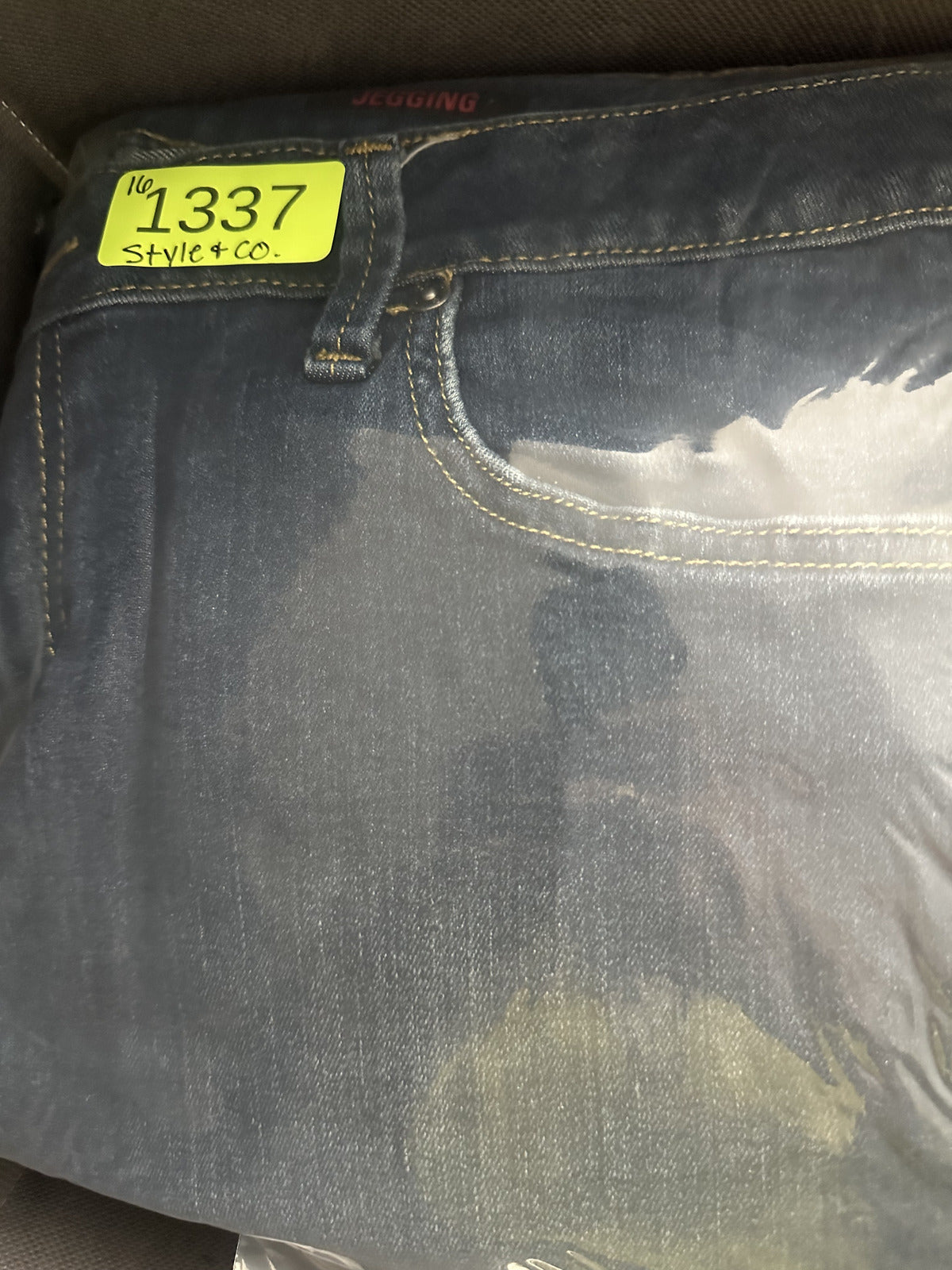 Style & Co Mid Rise Skinny Jeans Blue Stretch Y2K Preppy Boho