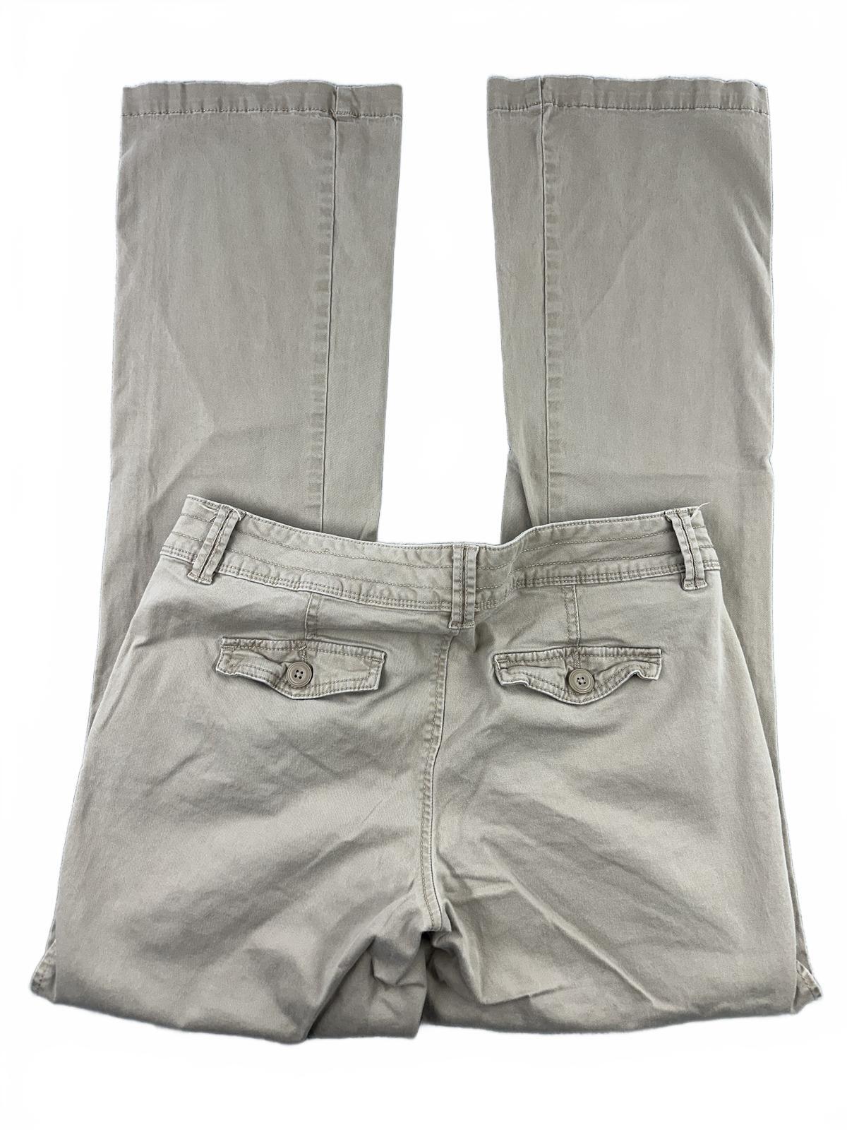 Maurice's Beige Bootcut Pants 90s Casual Office