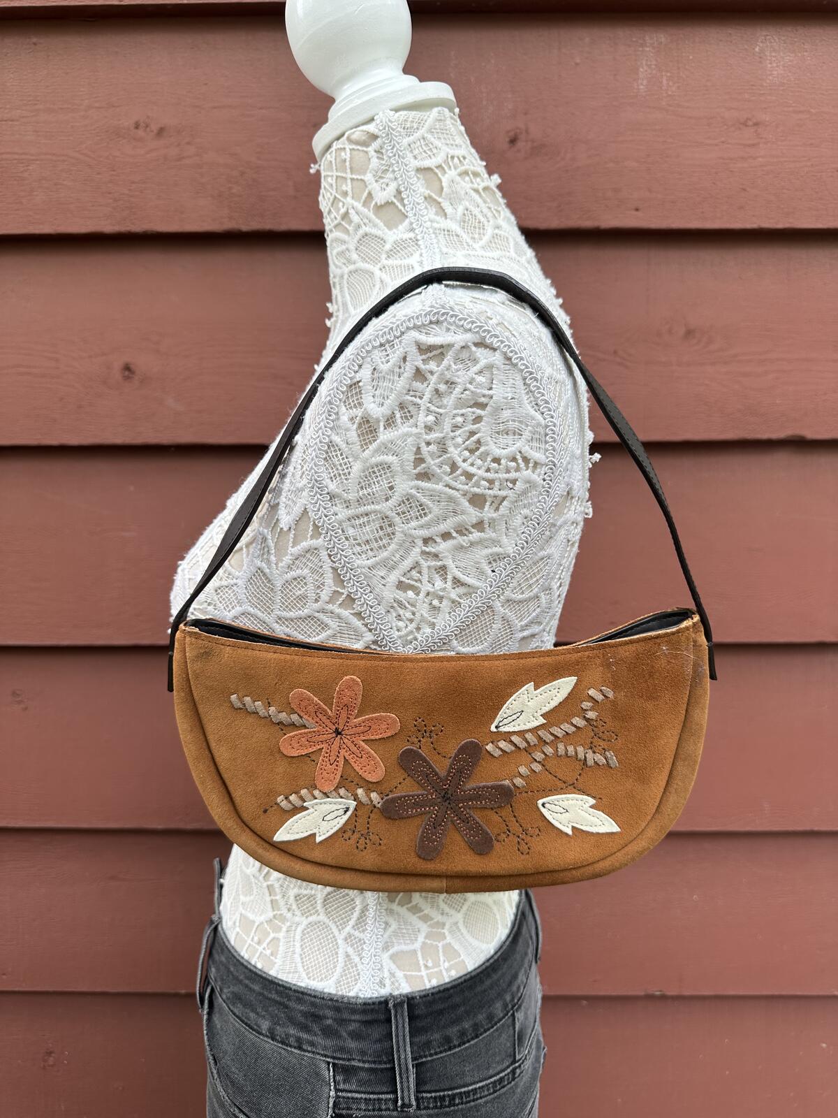 Vintage Floral Shoulder Bag