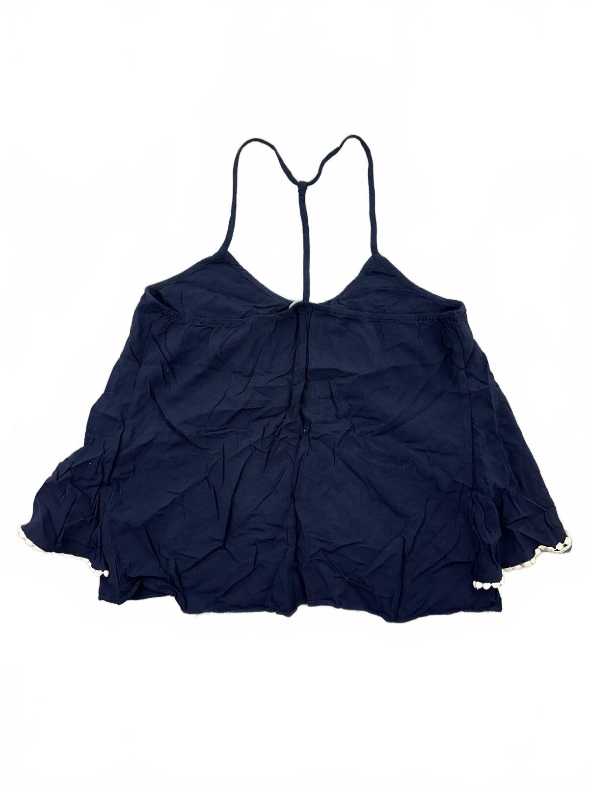 Maurice's Navy Y2K Fairycore Flutter Hem Cami Tank Top