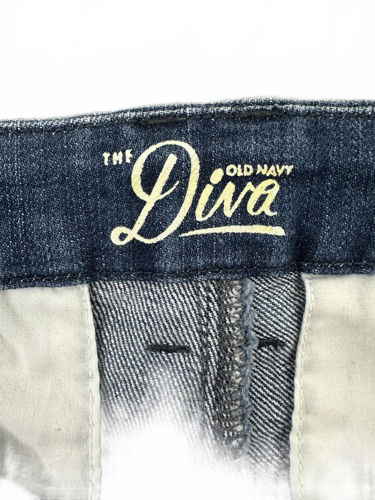 Old Navy Diva Denim Bermuda Shorts Medium Wash Y2K Casual Streetwear