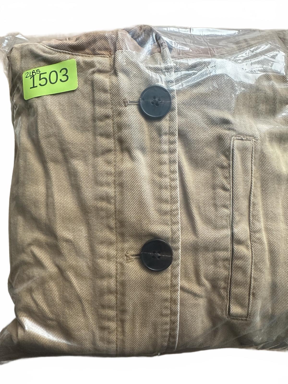 Universal Thread Two Tone Cotton Hooded Jacket Beige Brown Bohemian Parka