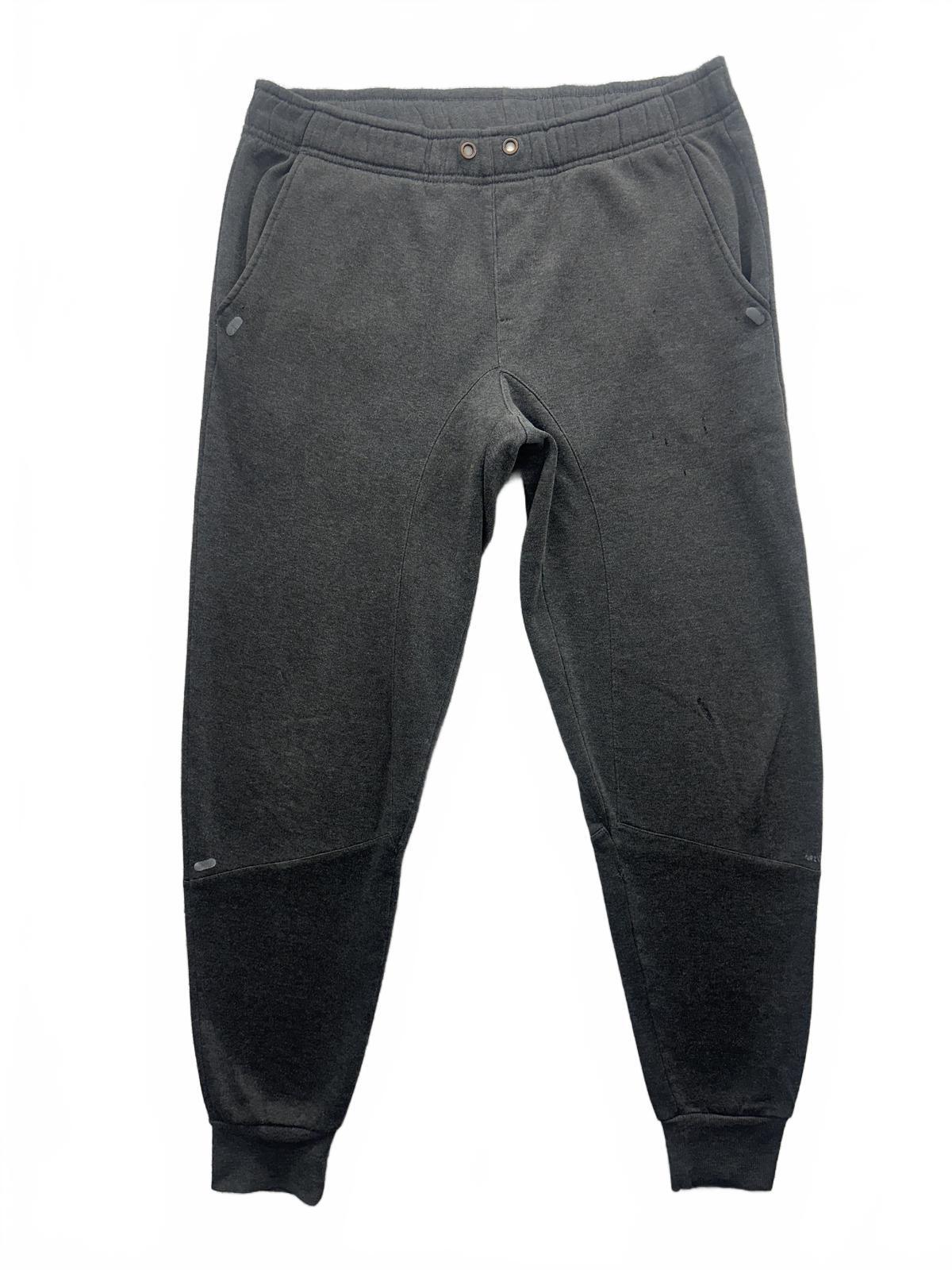 Cozy Black/ Dark Gray Jogger Sweatpants Casual Athleisure