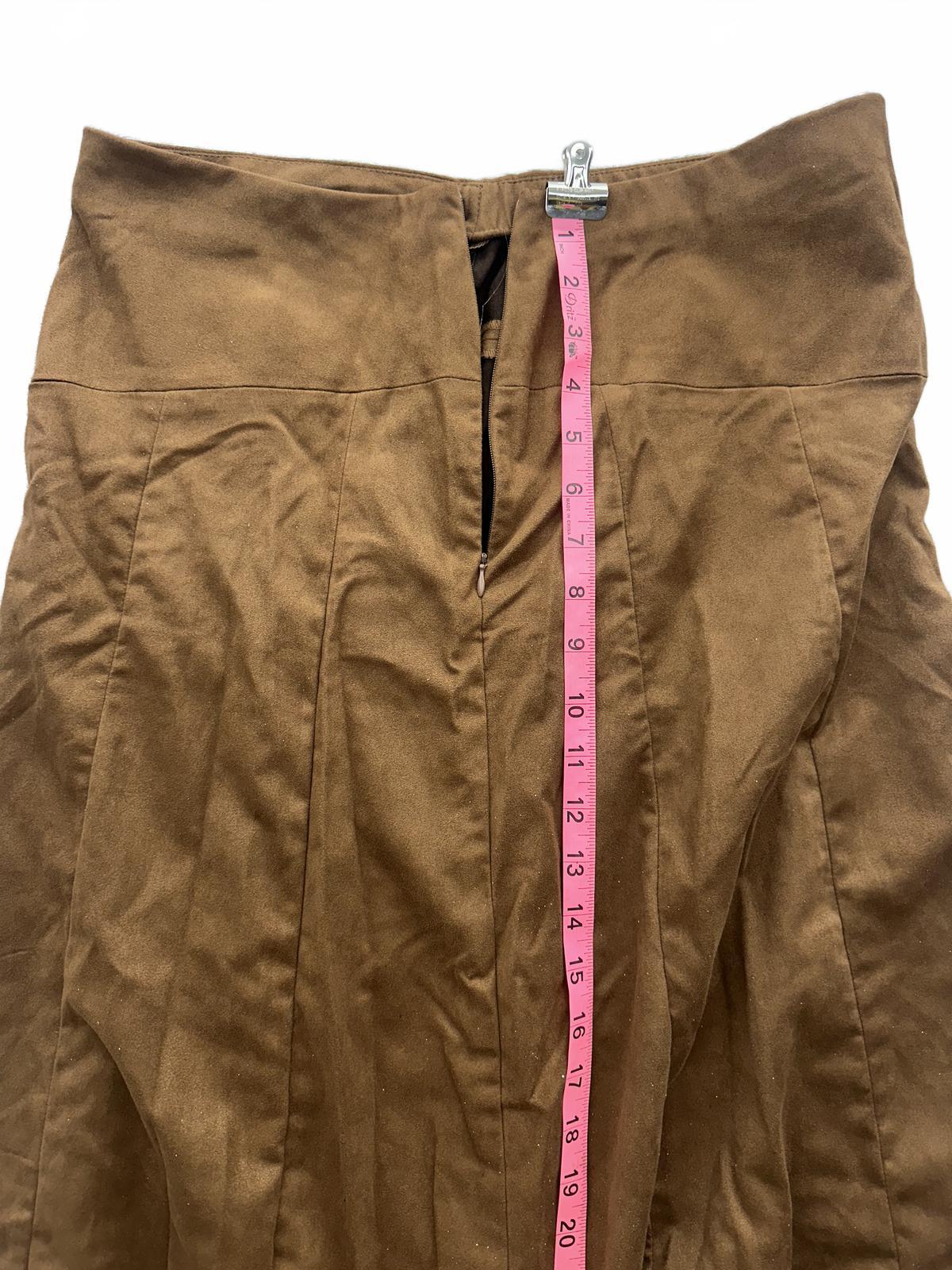 Coldwater Creek Vintage Brown A Line Skirt Fall Casual
