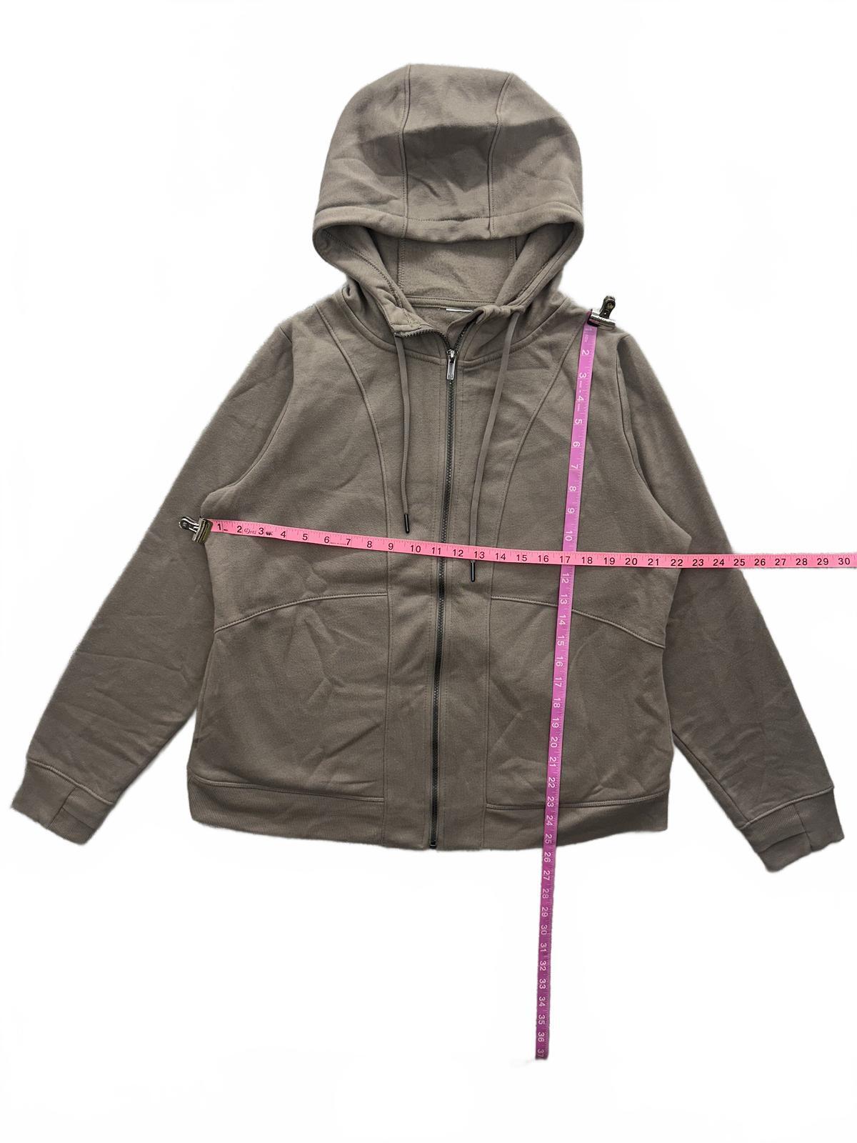 All in Motion Taupe Zip Up Hoodie Casual Cozywear
