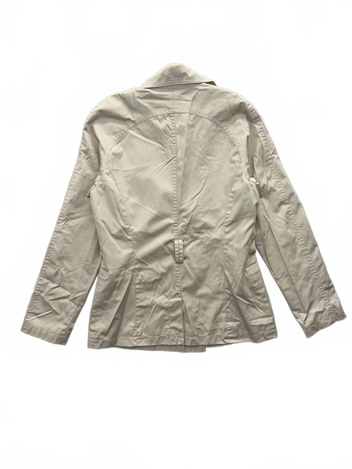 Express Design Studio Beige Double Breasted Blazer Classic Casual Chic