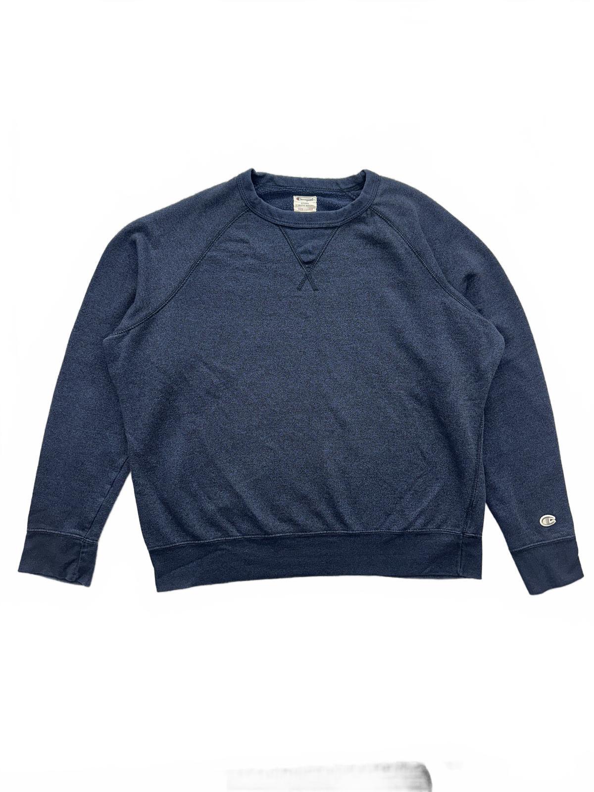 Champion Vintage Navy Blue Sweatshirt Large Classic Athletic Streetwear