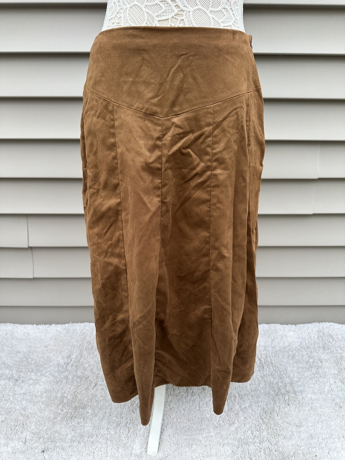 Coldwater Creek Vintage Brown A Line Skirt Fall Casual