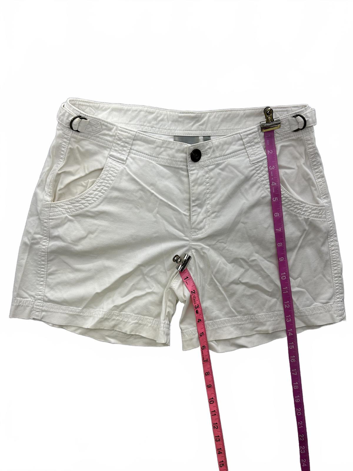 Athleta White Casual Adjustable Waist Shorts