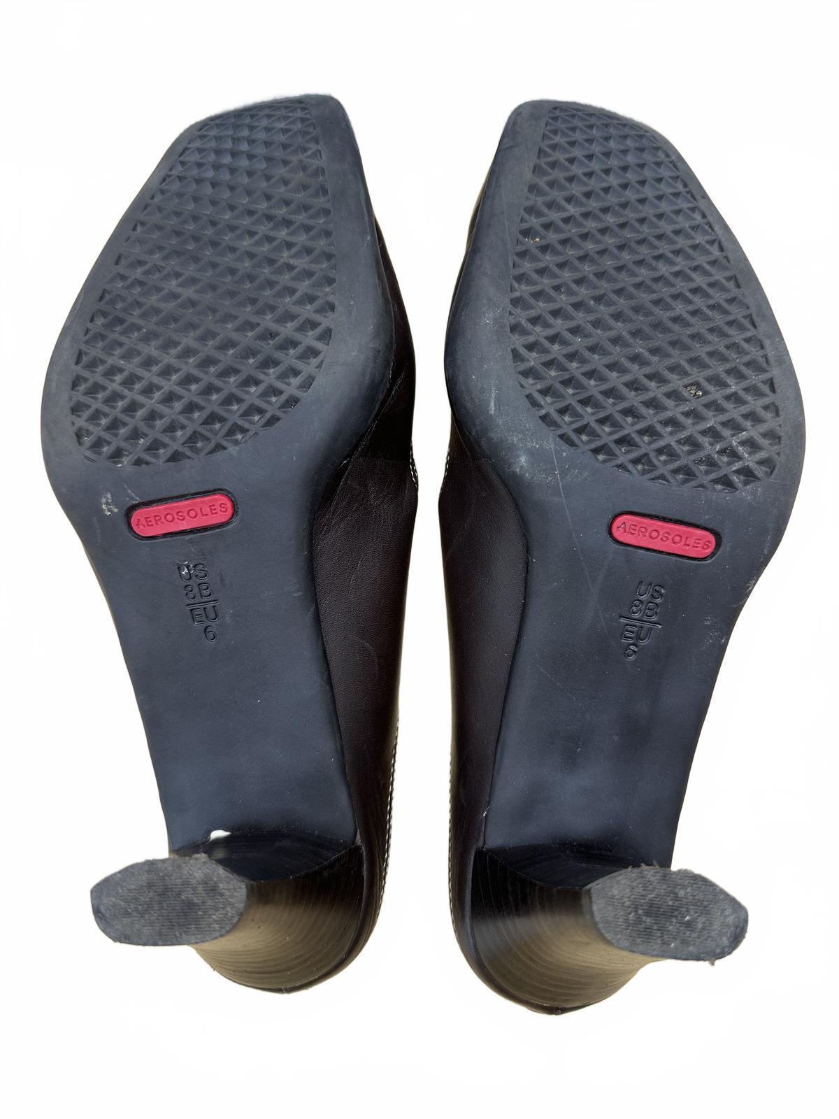 Aerosoles Brown Heeled Mules with Strap
